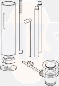 Ideal Standard F1281AA JADO GEOMETRY extension , 160mm