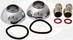 Ideal Standard S-connection complete A963822AA, chrome, for Ceramix