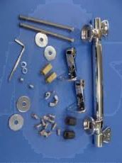 Sottini Reprise Toilet Seat Hinges  in Chrome T2017AA