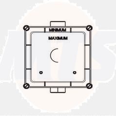 Ideal Standard Urinal Sensoflo Frame - A960346NU  (FRAME ONLY IN WHITE PLASTIC)