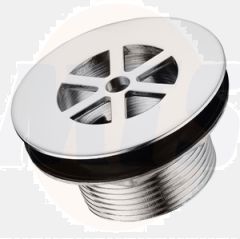 Ideal Standard  and Armitage Shanks 38mm Unslotted Strainer Waste Chrome S8760AA