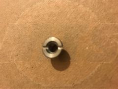 Ideal Standard Class handle nut M6 A962939NU compatible with A1165AA Class single lever one taphole basin mixer with pop-up waste - chrome lever
