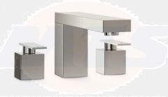 Ideal Standard JADO F1430AA. Cubic dual control three taphole basin mixer with pop-up waste