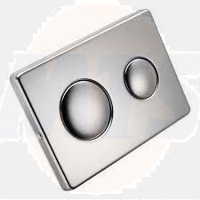 Ideal Standard Spares Contemporary flushplate with no logo - stainless steel -S4503MY