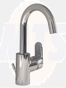 Ideal Standard Wash Basin Mixer Vito AUSLAUF146 MM with High Spout Chrome-Plated B0410AA