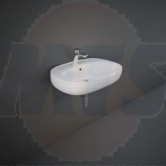 RAK Illusion Wh Wash Bsn 65Cm 1Th ILLWB6501AWHA Bathroomsuites