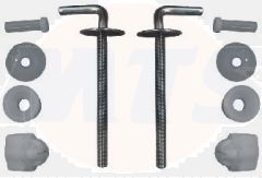 Jika Lyra Plus H8943820000001 8.9438.2.000.000.1 steel hinges for WC seat steel for duroplastic KKWC seat