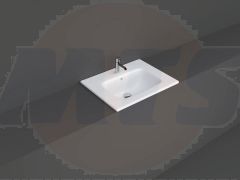 RAK Joy Drop-In Washbsn 61X46Cm (1 Tap Hole) JOYDI06101WH Bathroomsuites