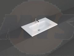 RAK Joy Drop-In Washbsn 81X46Cm (1 Tap Hole) JOYDI08101WH Bathroomsuites