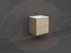 RAK Joy Wh Vanity 60Cm (Scandi. Oak) JOYWH060SOK Bathroomsuites