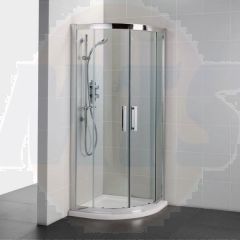 Ideal Standard  Connect 2 900 x 900mm Quadrant enclosure with Idealclean clear glass - bright silver finish  K9384EO
