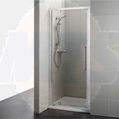 Ideal Standard  Connect 2 800mm pivot door with Idealclean clear glass - bright silver finish  K9392EO