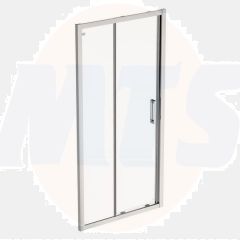 Ideal Standard  Connect 2 1000mm slider door with Idealclean clear glass - bright silver finish  K9394EO