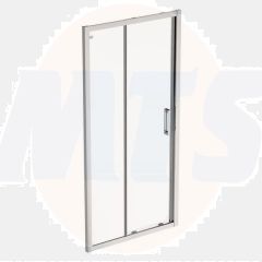Ideal Standard  Connect 2 800mm side panel with Idealclean clear glass - bright silver finish  K9415EO