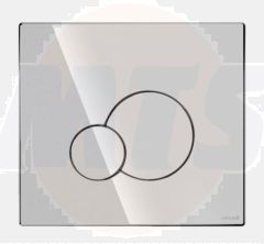 Cersanit Base Circle chrome toilet flush button K97-494