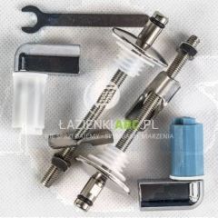 Cersanit Hinges K99-0091, Cersanit -Seat  hinges to fit Nano thermosets, slow-closing, easy thrusting up K99-0091