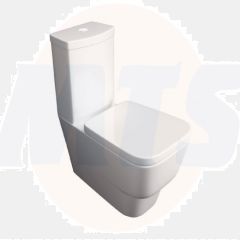 Kartell Napoli Soft Close Toilet Seat With  Soft Close Hinges  POT432NA 5034109089494