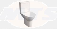 Kartell Project Round Soft Close Seat White POT870PR  5055681418533