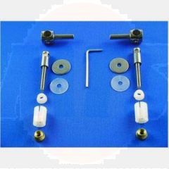 Keramag 500 by Citterio 598130000 set of 2 hinges for toilet seat chrome