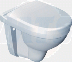 Keramag Closet 4plus 202 010 000 Toilet Seat and Cover