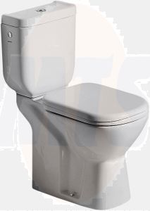 Keramag Euro Trend 573430 toilet seat with white 572140000