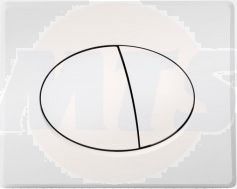 KERRA PRZ BI-K50 AB FLUSH PLATE PLASTIC WHITE SIZE 20 X 16 CM