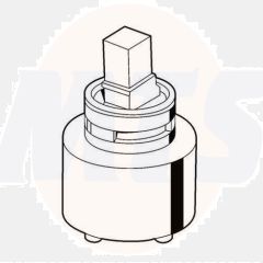 Kludi 7560500-00 Replacement Cartridge for Single-lever Tap 35 Mm Control Unit