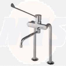 KWC Gastro K.24.62.44.000B87 Gastro sink tap with long lever - short spout - two-hole