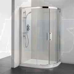 Ideal Standard  Synergy 900 x 800 Offset Quadrant Enclosure - IdealClean Clear Glass  L6286EO