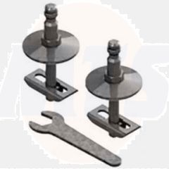 Laufen Pro Slim Toilet Seat Hinges 8.9496.7.00.1