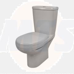 Lecico Malaga Space Saver Toilet Seat STWHSMG standard close stainless Hinges, compatible with MGWHSPAN (PAN), MGWHPCI (CISTERN)