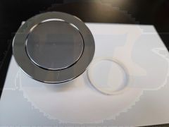 Macdee kara 72mm single flush pneumatic button