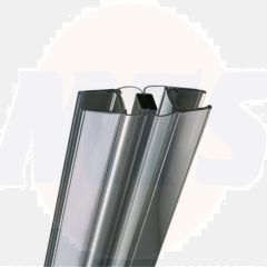 Magnetic seal straight, vertical ( FAD 1 set of 2 ) Colour: chrome optics For glass thickness : 6-8 mm Length : 2010 mm