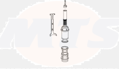 MEPA Outlet Valve Set (Concealed Cistern) 590 737 590737