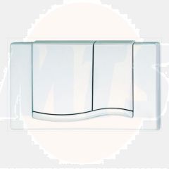 Mepa flush plate MepaWave 420505 matt chrome, for cistern (old) A21 E21