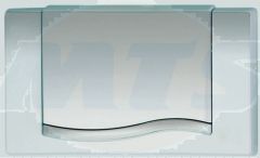 MEPAwave Flush Plate for A21 E21 flush plate 420305 start  stop, matt chrome