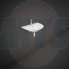 RAK Morning 50Cm Bsn 1Th MORWB5001AWHA Bathroomsuites