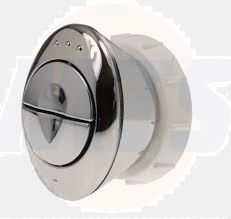 MULTIKWIK MULTIFLUSH REPLACEMENT DUAL FLUSH TOILET PUSH BUTTON IN CHROME  MFVB1B