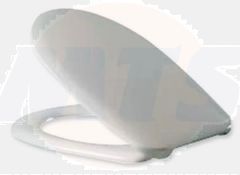Nabis Neon close coupled toilet seat with cover White SP411WH / 5029125605582