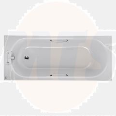 Twyford.OL8522WH.Opal.Bath.1700x700mm.2TH.TG....