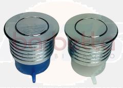 OLI CHROME BUTTONS PNEUMATIC POLISHED CHROME SM15 056982