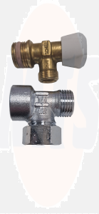 AlcaDrain Angle valve with T piece P167-ND