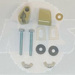 Plastic toilet seat hinge (colour khaki green)