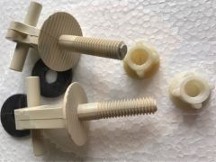 PLASTIC TOILET SEAT HINGE PACK