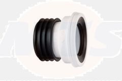 Polypipe Kwickfit Pan Connector Straight White 110mm SK40