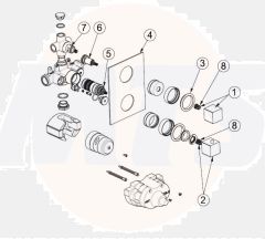 Porcelanosa 100064816 NK LOGIC CLOSED / SHIFT HANDLE N24055002