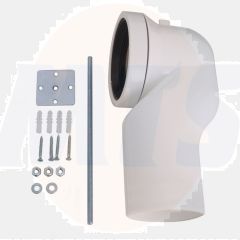 Porcelanosa Flushing horn V – D. It enables the installation in 90 to 110 mm drain pipes 100058641 N275810003