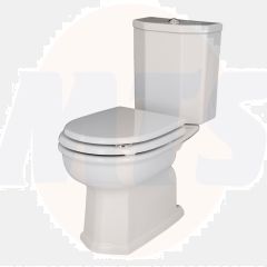 Porcelanosa IMAGINE Soft close seat and cover 100093860 N383000009 Chrome Hinges White