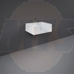 RAK Precious 600Mm Wm Counter Wash Bsn 0Th Carrara PRECT06347100A0 Bathroomsuites
