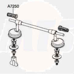 Pressalit 2000 124 Institutional Universal Toilet Seat Hinge BV7999